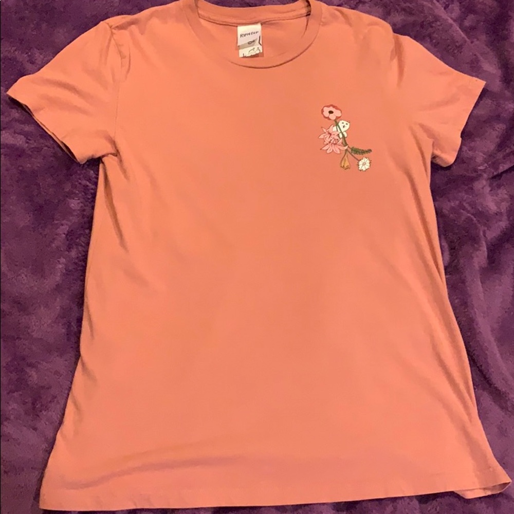 RIPNDIP Floral Pink Cat Graphic T-Shirt Large